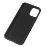 Coque noire silicone souple iPhone 11