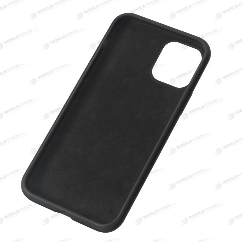 Coque noire silicone souple iPhone 12 Pro Max 
