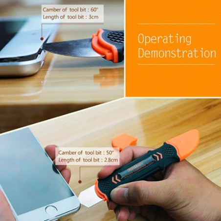 Médiator métallique pour réparation smartphone / tablettes