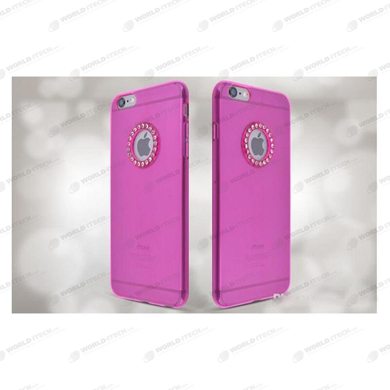 Coque TPU Translucide Couleur Diamants iPhone 6 6S