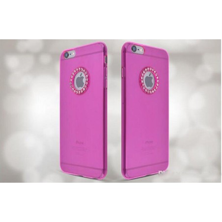Coque TPU Translucide Couleur Diamants iPhone 6 6S