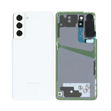 Vitre arrière blanc OFFICIELLE Samsung Galaxy S21+ SM-G990F / SM-G991F GH82-24520C
