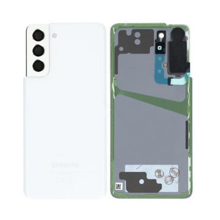 Vitre arrière blanc OFFICIELLE Samsung Galaxy S21+ SM-G990F / SM-G991F GH82-24520C
