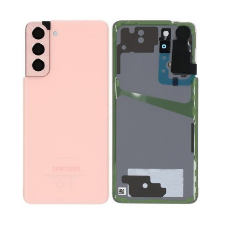 Vitre arrière rose OFFICIELLE Samsung Galaxy S21+ SM-G990F / SM-G991F GH82-24520D