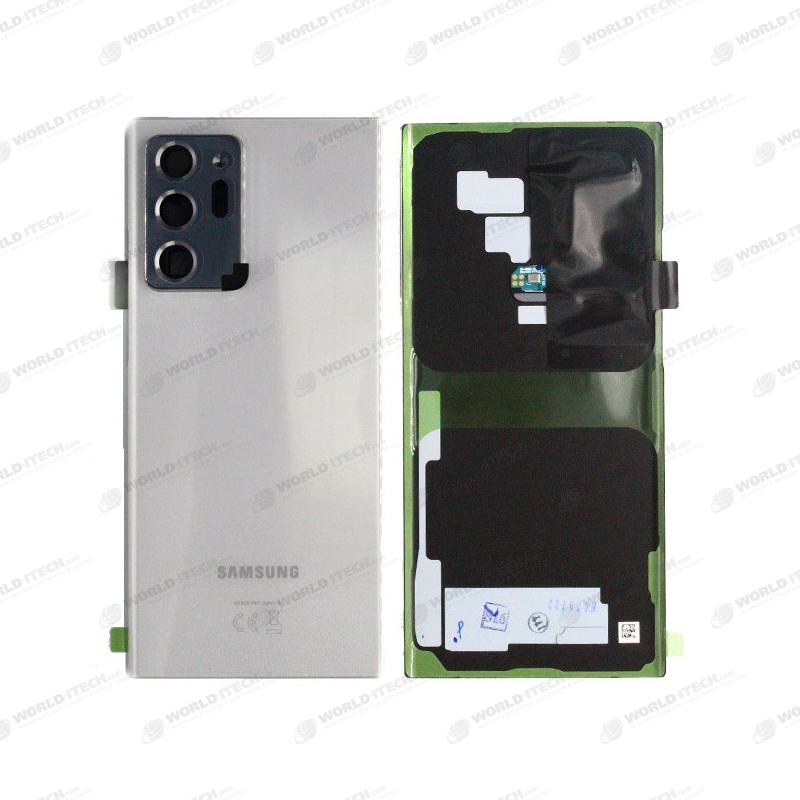 Vitre arrière blanche origine officielle Samsung Galaxy Note 20 Ultra SM-N986 / SM-N988 GH82-23281C