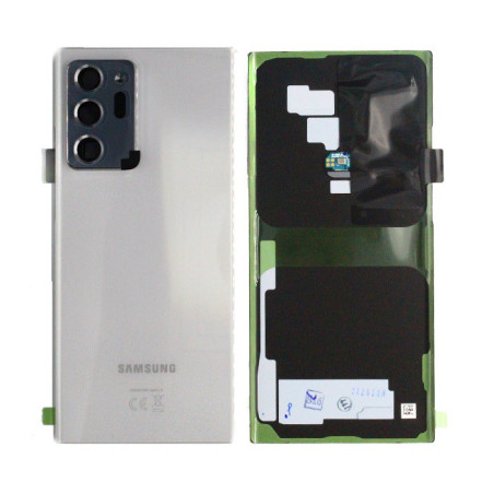 Vitre arrière blanche origine officielle Samsung Galaxy Note 20 Ultra SM-N986 / SM-N988 GH82-23281C