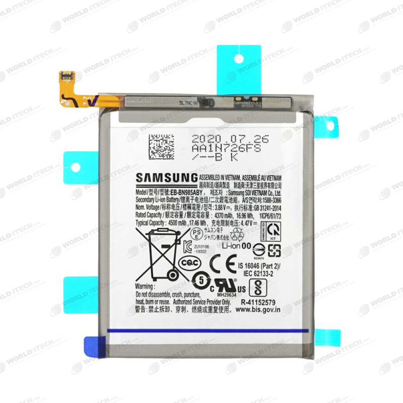 Batterie OFFICIELLE Samsung Note 20 Ultra 4500mAh GH82-23333A / EB-BN985ABY