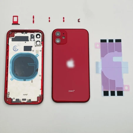 Chassis avec vitre arrière iPhone 11 - KIT OUTILS OFFERTS