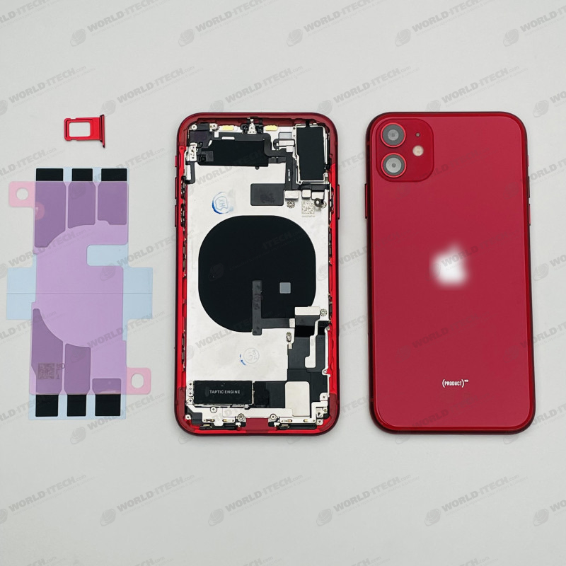 Chassis vitre arrière complet prémonté iPhone 11 - KIT OUTILS OFFERTS