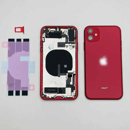 Chassis vitre arrière complet prémonté iPhone 11 - KIT OUTILS OFFERTS