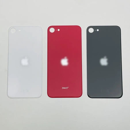 Vitre face arrière avec adhésif iPhone SE 2020 2ème génération qualité origine