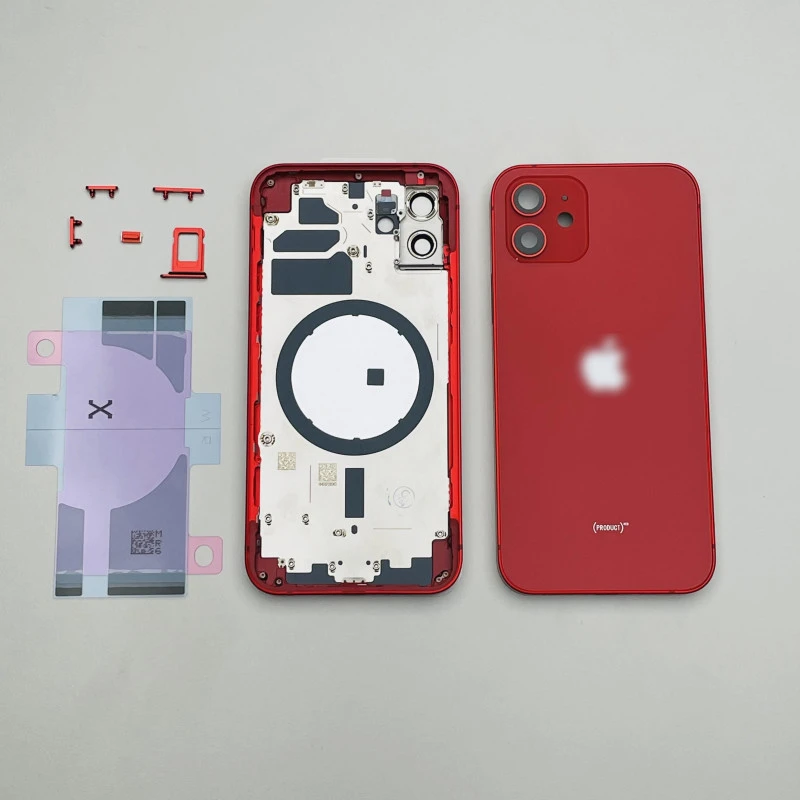 Chassis avec vitre arrière iPhone 12 Mini - KIT OUTILS OFFERTS