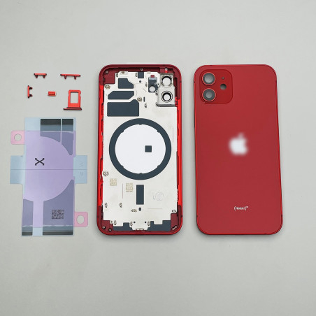 Chassis avec vitre arrière iPhone 12 Mini - KIT OUTILS OFFERTS