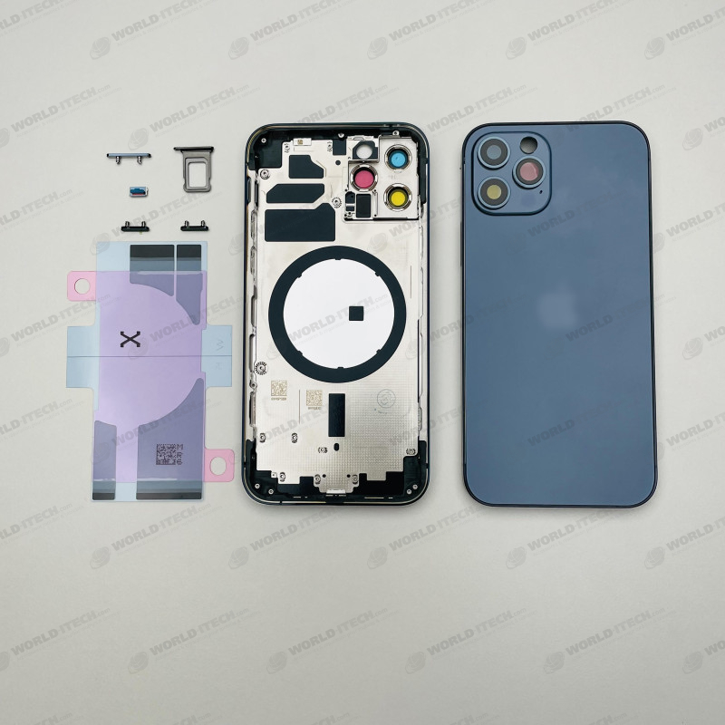 Chassis avec vitre arrière iPhone 12 pro - KIT OUTILS OFFERTS