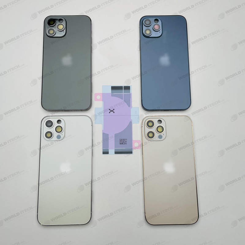 Chassis avec vitre arrière iPhone 12 pro - KIT OUTILS OFFERTS