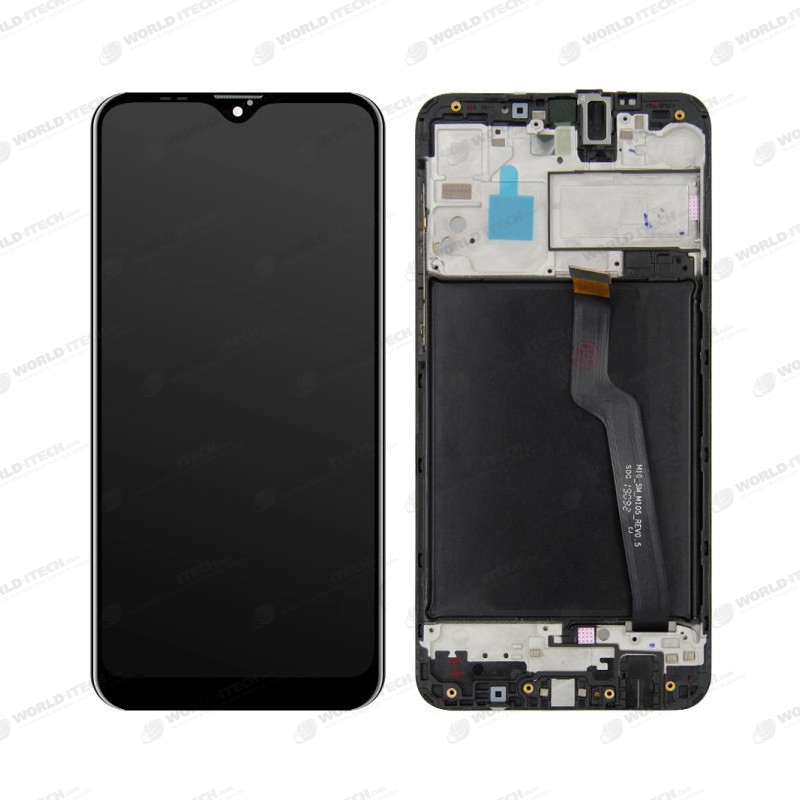 Ecran sur chassis Noir LCD ORIGINE Samsung A10 SM-A105F - Kit Outils OFFERT