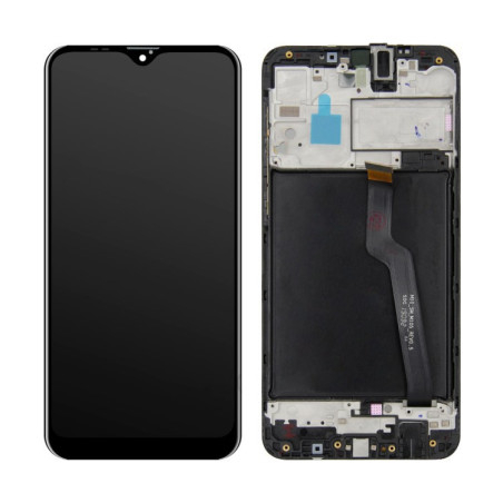 Ecran sur chassis Noir LCD ORIGINE Samsung A10 SM-A105F - Kit Outils OFFERT