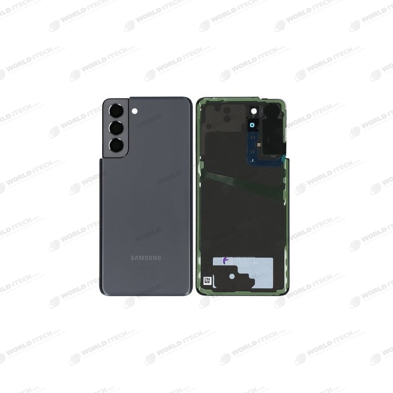 Vitre arrière gris OFFICIELLE Samsung Galaxy S21+ SM-G990F / SM-G991F GH82-24519A