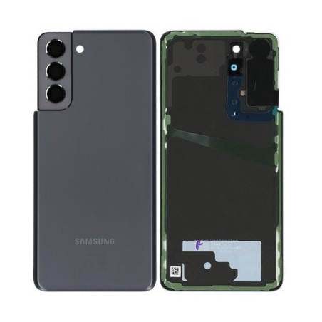 Vitre arrière gris OFFICIELLE Samsung Galaxy S21+ SM-G990F / SM-G991F GH82-24519A
