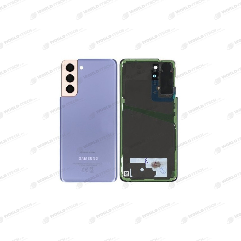 Vitre arrière violet OFFICIELLE Samsung Galaxy S21+ SM-G990F / SM-G991F GH82-24520B