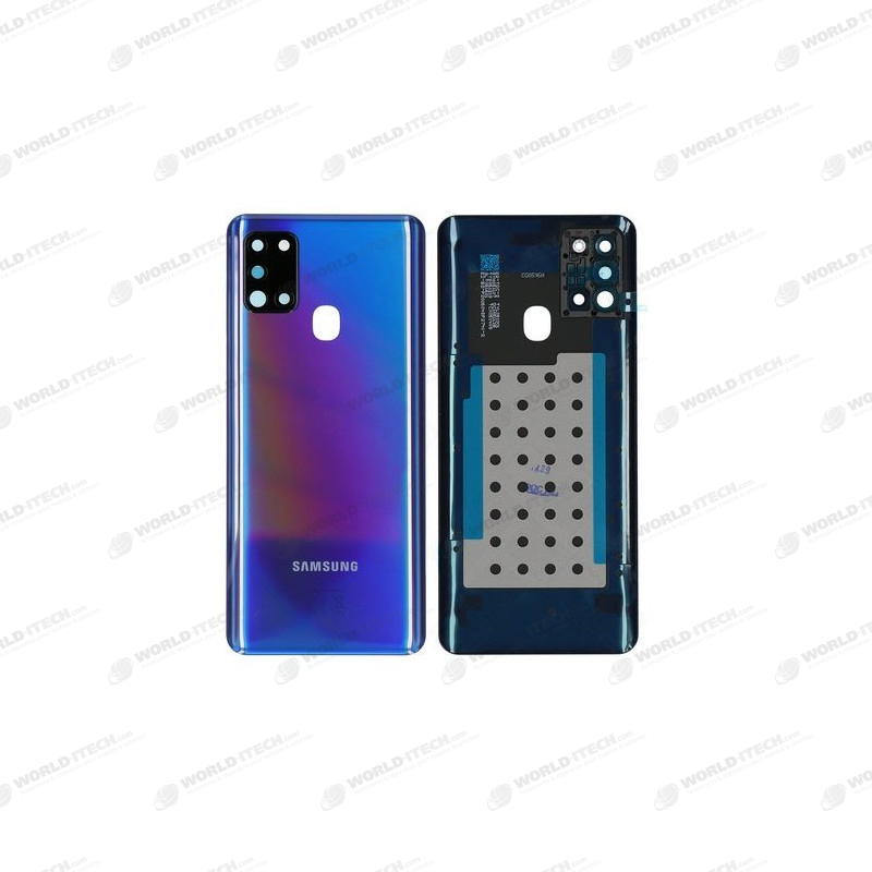 Vitre arrière bleu OFFICIELLE Samsung Galaxy A21s SM-A217F GH82-22780C