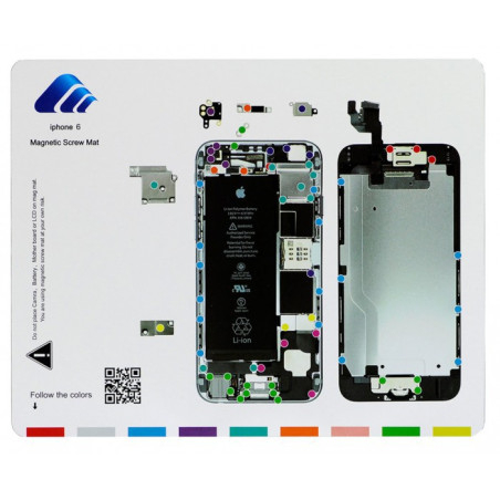 Patron magnétique guide range vis iPhone 5