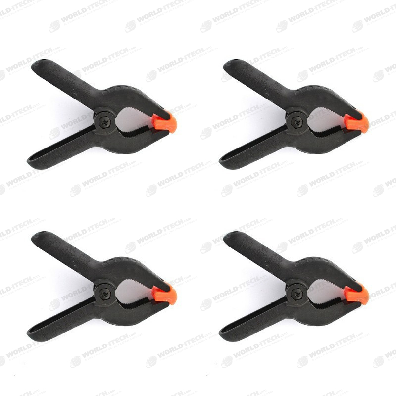 Petite pince a ressort en nylon pour collage