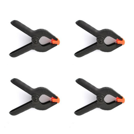 Petite pince a ressort en nylon pour collage