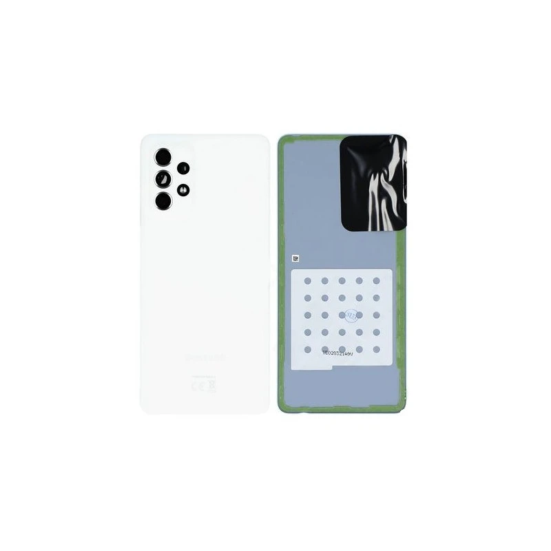 Vitre arrière blanche OFFICIELLE Samsung Galaxy A72 SM-A725F / A726B GH82-25448D