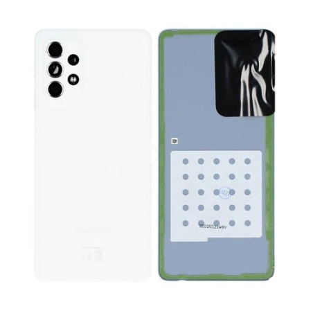 Vitre arrière blanche OFFICIELLE Samsung Galaxy A72 SM-A725F / A726B GH82-25448D