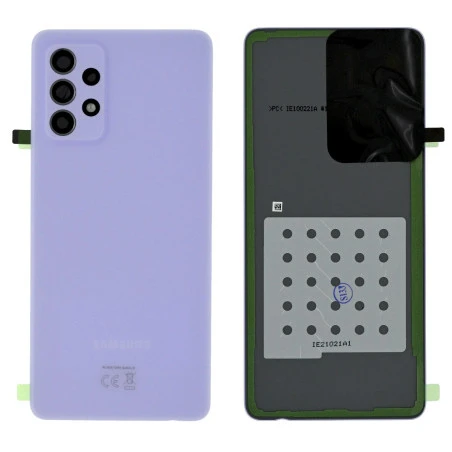 Vitre arrière violette OFFICIELLE Samsung Galaxy A72 SM-A725F / A726B GH82-25448D