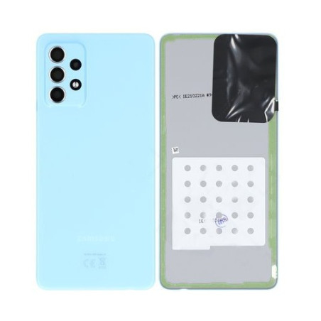 Vitre arrière bleu OFFICIELLE Samsung Galaxy A72 SM-A725F / A726B GH82-25448B