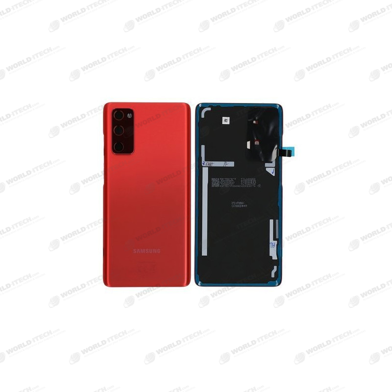 Vitre arrière rouge OFFICIELLE Samsung Galaxy S20 FE SM-G780F GH82-24263E