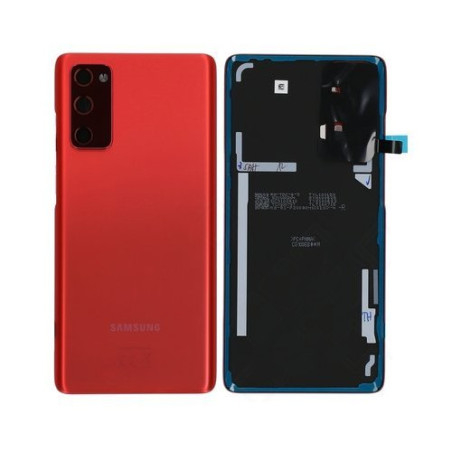 Vitre arrière rouge OFFICIELLE Samsung Galaxy S20 FE SM-G780F GH82-24263E