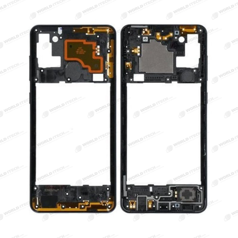 Chassis intermédiaire noir OFFICIEL Samsung A21s SM-A217F GH97-24663A