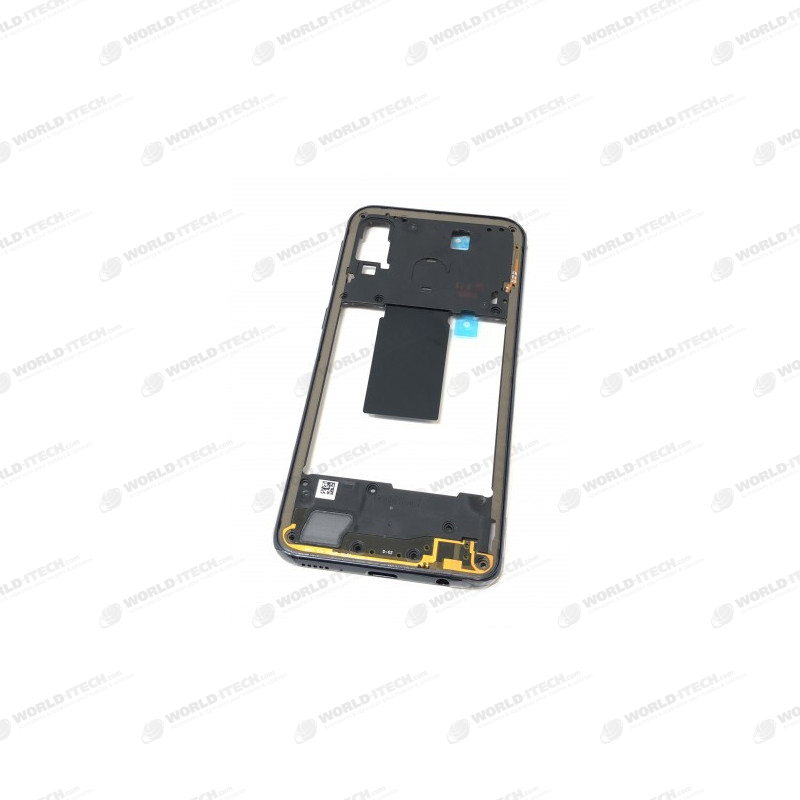 Chassis intermédiaire noir OFFICIEL Samsung A40 SM-A405F GH97-22974A