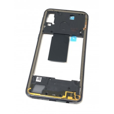 Chassis intermédiaire noir OFFICIEL Samsung A40 SM-A405F GH97-22974A