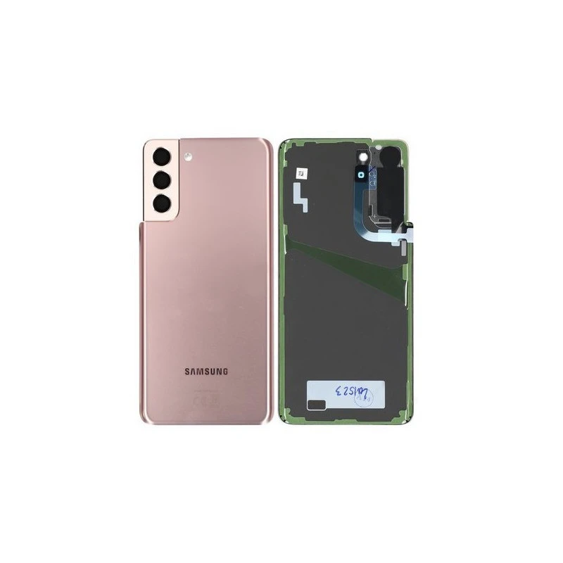 Vitre arrière or Phantom gold COMPATIBLE Samsung Galaxy S21 Plus G996