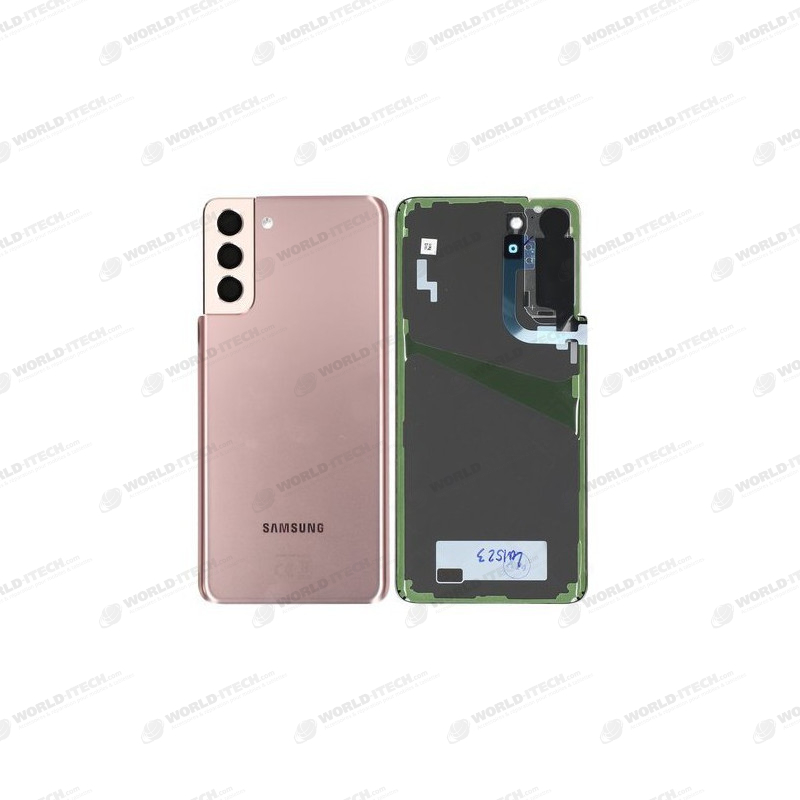 Vitre arrière or Phantom gold COMPATIBLE Samsung Galaxy S21 Plus G996