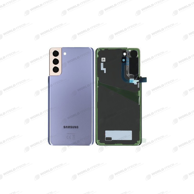 Vitre arrière Phantom violet COMPATIBLE Samsung Galaxy S21 Plus G996
