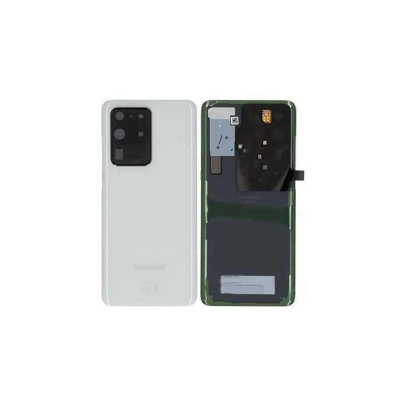 Vitre arrière blanc cloud white COMPATIBLE Samsung Galaxy S20 ultra g988