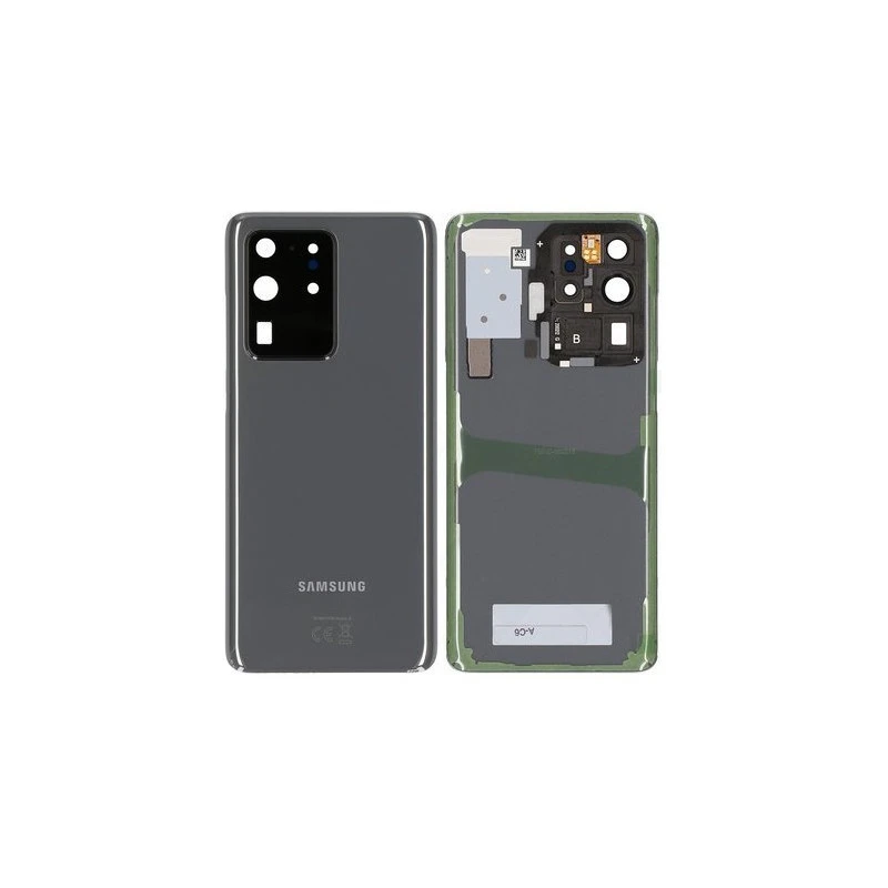 Vitre arrière gris cosmic grey COMPATIBLE Samsung Galaxy S20 ultra g888