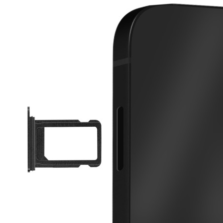 Tiroir Support Carte SIM couleur Noir iPhone 12 Mini