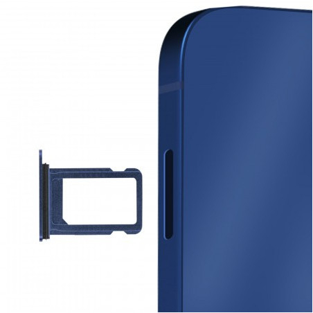 Tiroir Support Carte SIM couleur Bleu iPhone 12 Mini