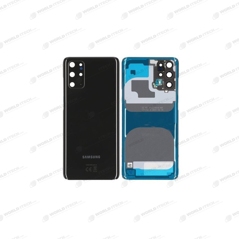 Vitre arrière noir cosmic black COMPATIBLE Samsung Galaxy S20 Plus G985 / G986