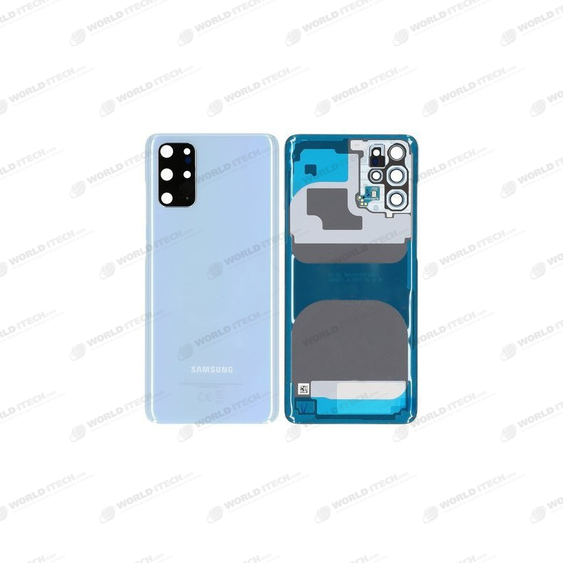 Vitre arrière bleu COMPATIBLE Samsung Galaxy S20 Plus G985 / G986