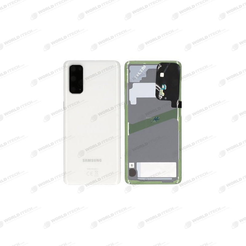 Vitre arrière Blanche COMPATIBLE Samsung Galaxy S20 G980 / G981