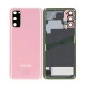 Vitre arrière Rose COMPATIBLE Samsung Galaxy S20 G980 / G981
