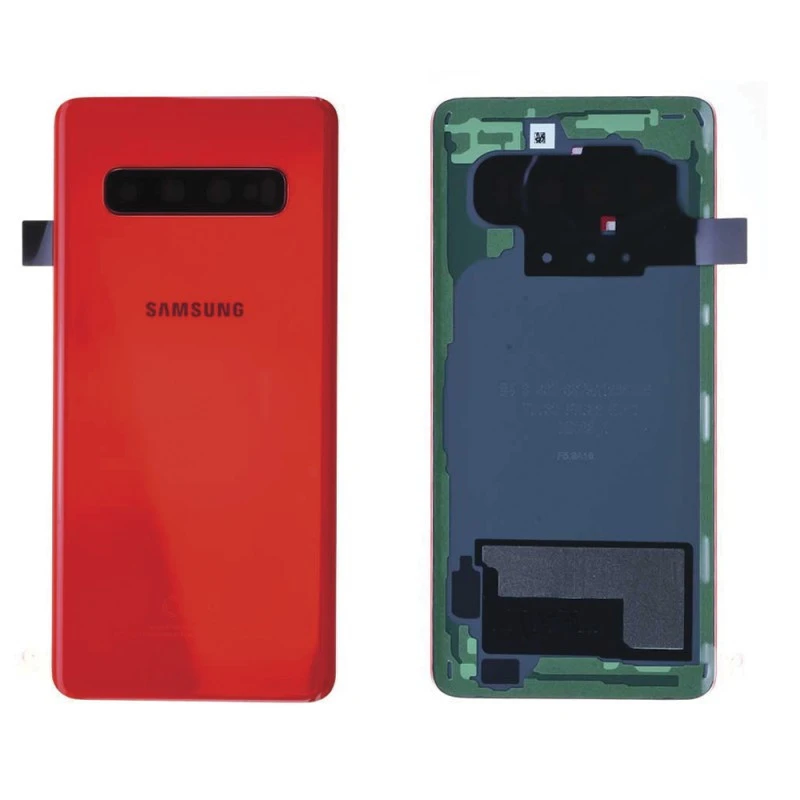 Vitre arrière bleu OFFICELLE Samsung Galaxy S10 SM-G973F GH82-18378C
