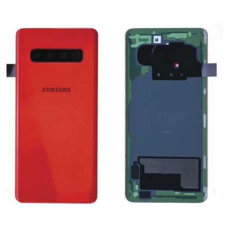 Vitre arrière bleu OFFICELLE Samsung Galaxy S10 SM-G973F GH82-18378C